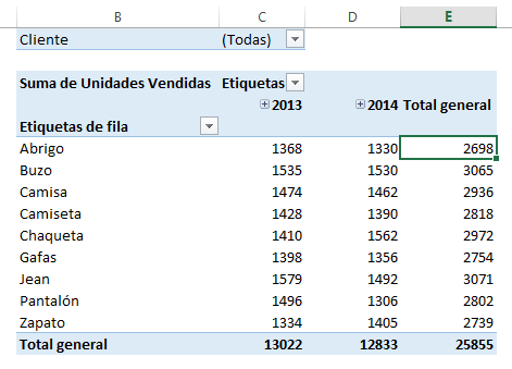 Diseno Y Formato De Una Tabla Dinamica En Excel Exceleinfo