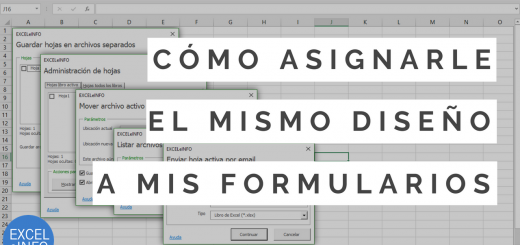 Macro VBA para asignarle el mismo diseño a todos tus formularios en Excel
