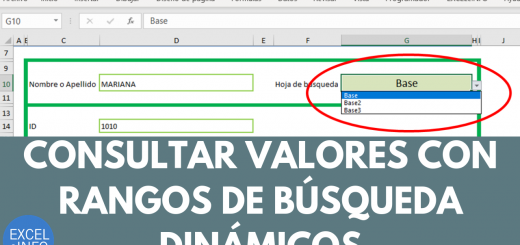 Buscar valores en rangos de búsqueda dinámicos usando BUSCARV e INDIRECTO en Excel