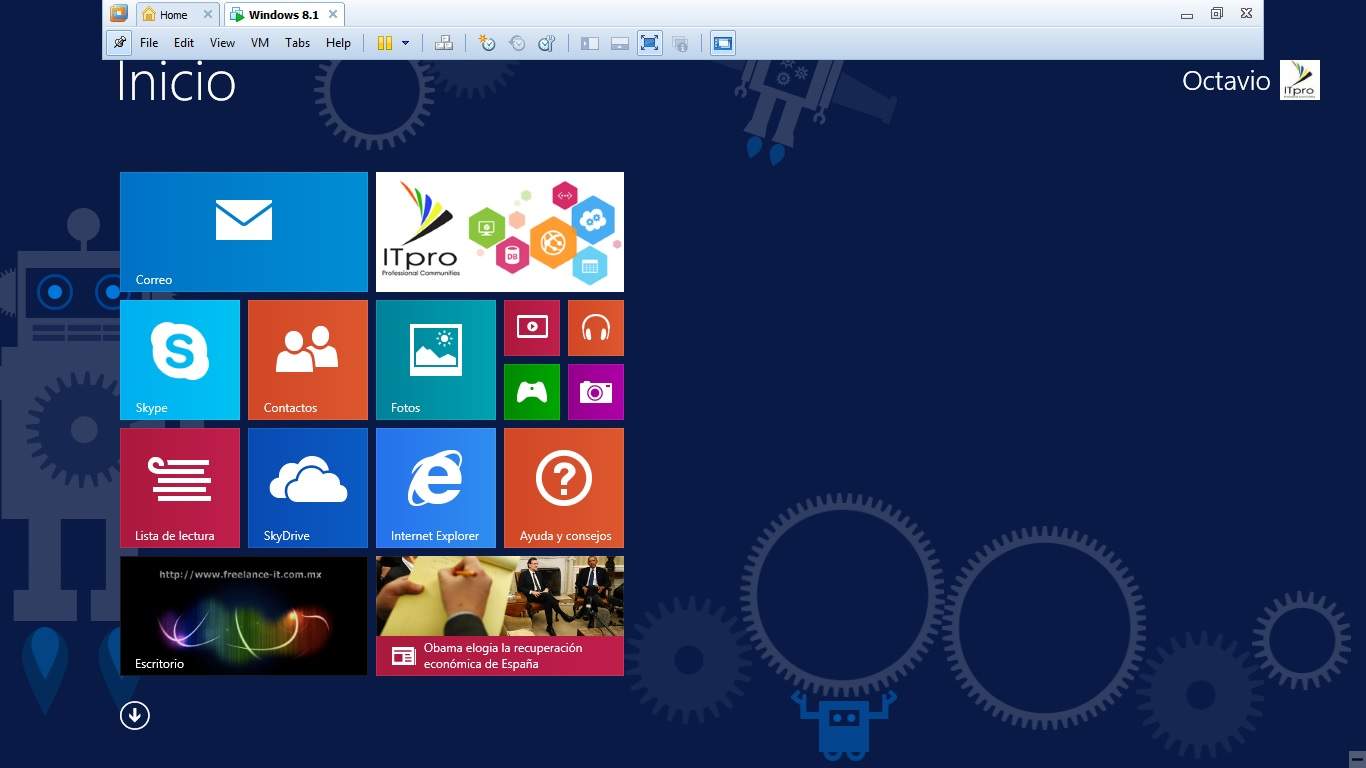 estafa enfermedad pestaña Personalizar la pantalla de inicio de Windows 8.1 con GPO – Blog de Octavio  Rdz
