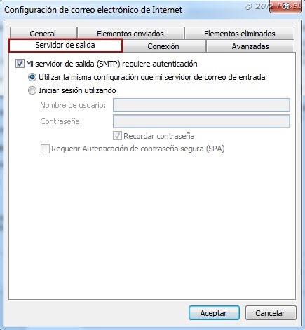 Configuración de una cuenta Gmail como IMAP