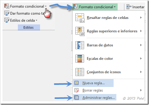Excel - Formato condicional 1
