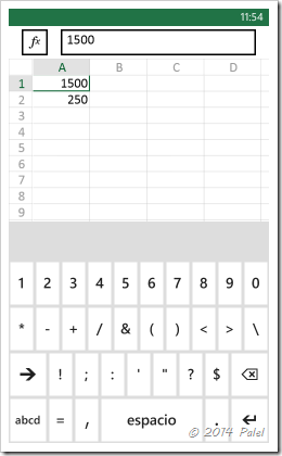 Excel Mobile: Copiar y Pegar celdas - Imagen 2