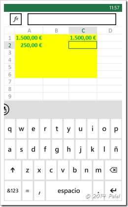 Excel Mobile: Copiar y Pegar celdas - Imagen 7