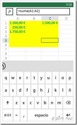 Excel Mobile: Copiar y Pegar celdas - Imagen 10