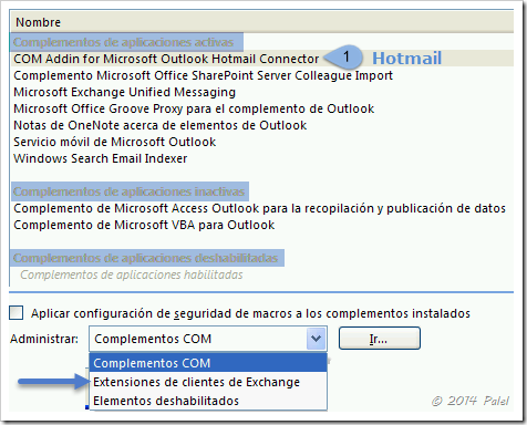 Complementos Outlook 2007/2003 - Palel.es