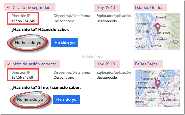 Proteger nuestras cuentas - Palel.es