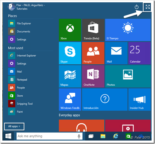 Windows 10 build 9926 - Palel.es