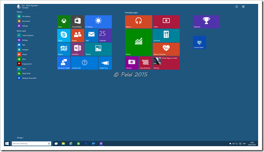 Windows 10 build 9926 - Palel.es